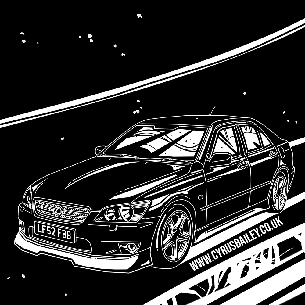 Lexus IS200 Poster